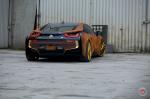 BMW i8 Austin Mahone Rusted by MetroWrapz on Vossen Wheels (VPS-305T) 2016 года